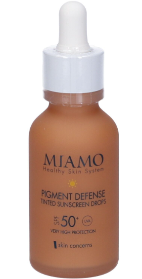 Miamo Pigment Defense Tinted Sunscreen Drops Siero Anti - Macchie spf50+ 30 ml